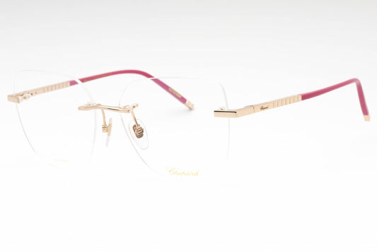 Chopard G25m 300y Eyeglasses Shiny Rose Gold Size : 56