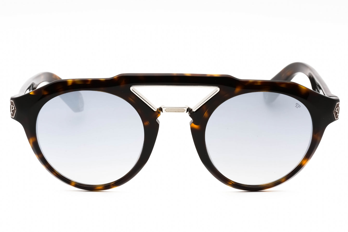 Philipp Plein 045m 722x Sunglasses Shiny Dark Havana Size : 50