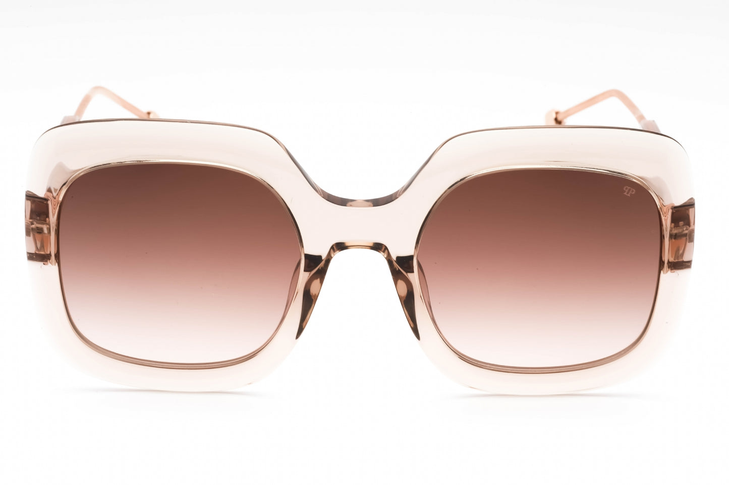 Philipp Plein 065s 7t1 Sunglasses Transparent Beige Size : 55