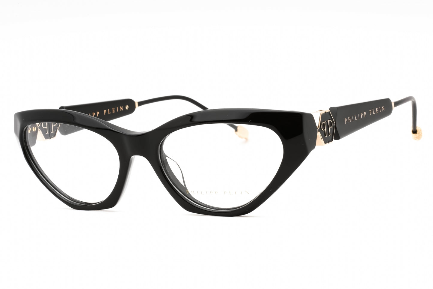 Philipp Plein 069s 700 Eyeglasses Shiny Black Size : 55