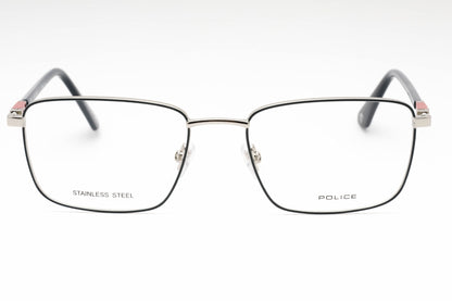 Police Vple97n E70 Eyeglasses Blue Silver Size : 53