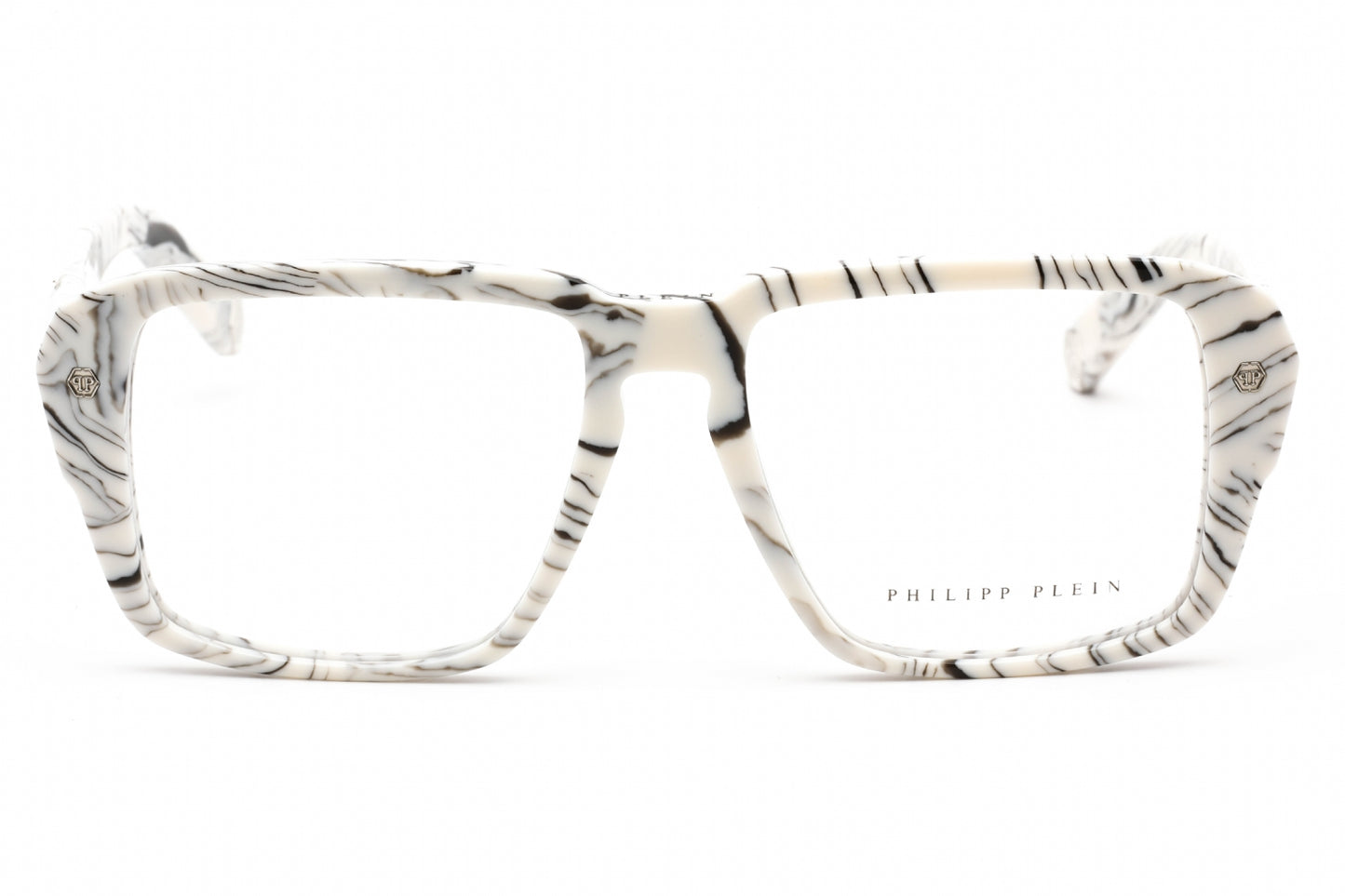 Philipp Plein 081 9yl Eyeglasses Marbled Ivory Size : 55