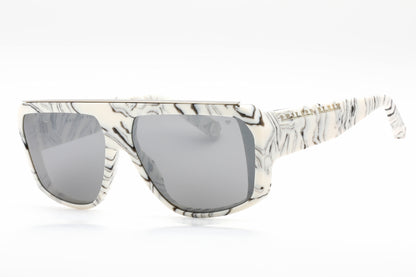 Philipp Plein 074 9ylx Sunglasses Marmorized Ivory Size : 64