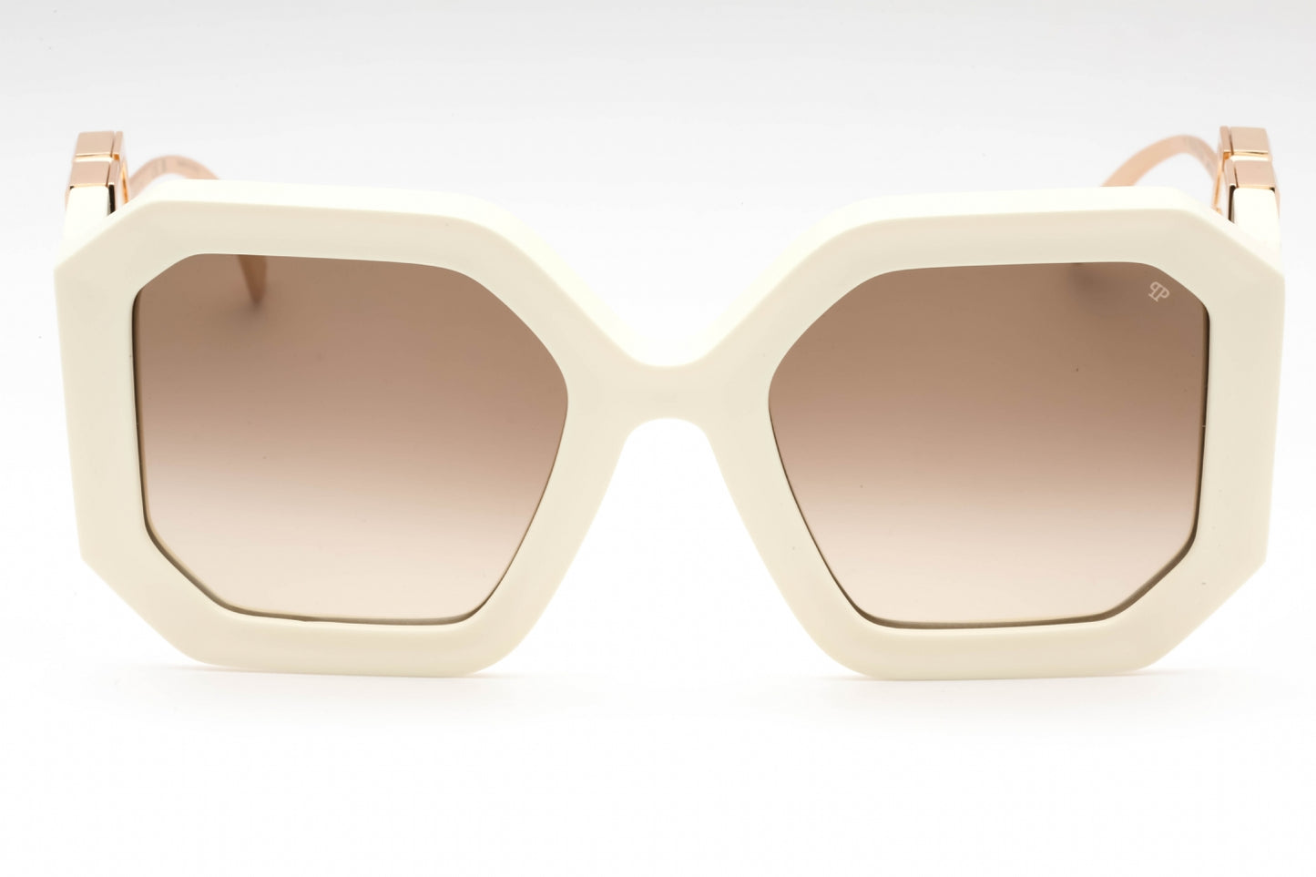 Philipp Plein 067 9zq Sunglasses Polished Ivory White Size : 54