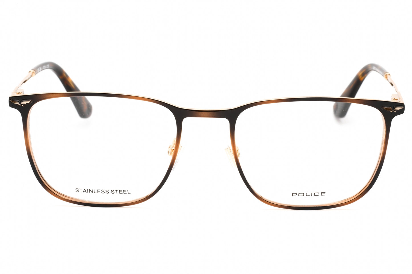 Police 68 320 Eyeglasses Shiny Rose Gold Size : 53