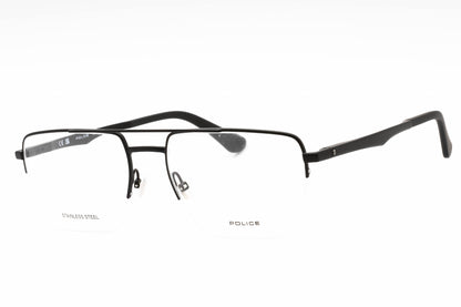Police 71m 531 Eyeglasses Semi Matte Black Size : 55