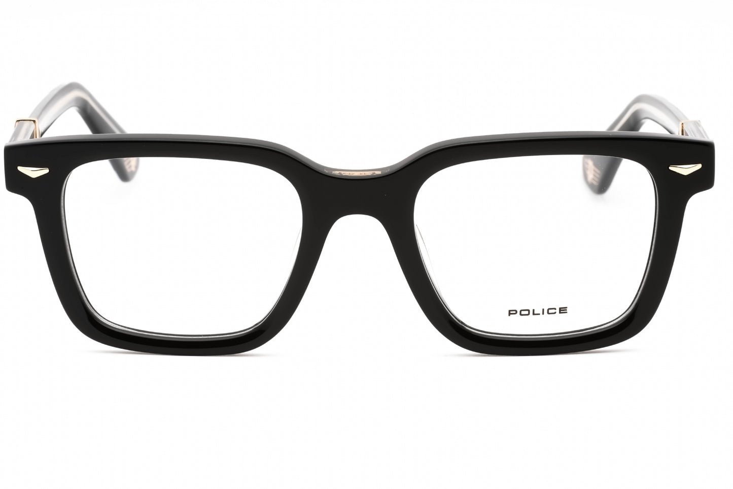 Police 80 700 Eyeglasses Shiny Black Size : 51