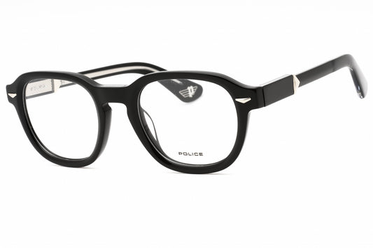 Police 81 700y Eyeglasses Shiny Black Size : 50