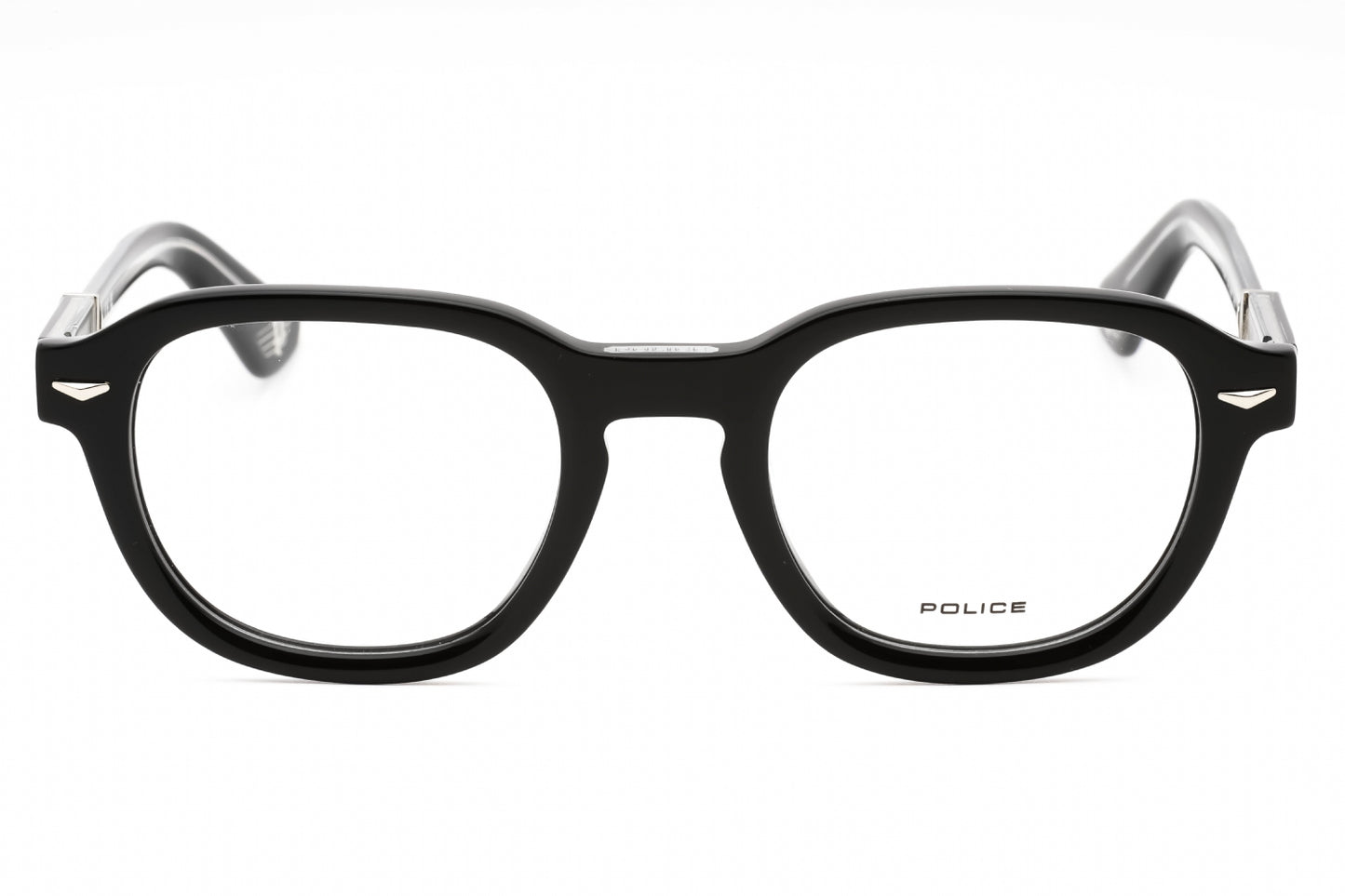 Police 81 700y Eyeglasses Shiny Black Size : 50