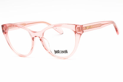 Just Cavalli 001 6m5 Eyeglasses Shiny Transparent Peach Size : 51