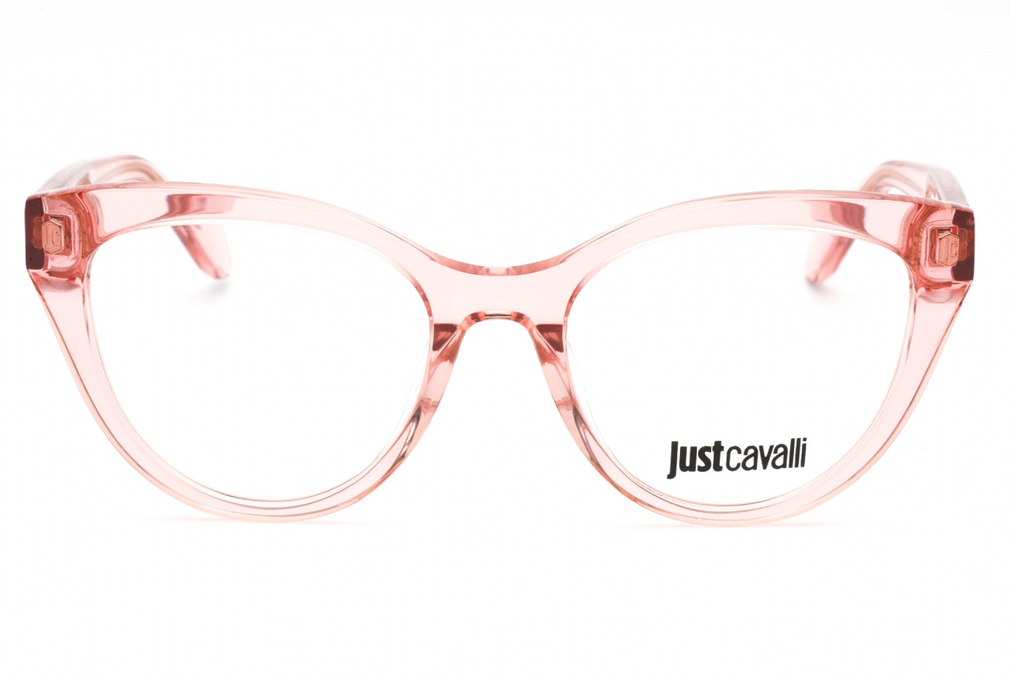 Just Cavalli 001 6m5 Eyeglasses Shiny Transparent Peach Size : 51