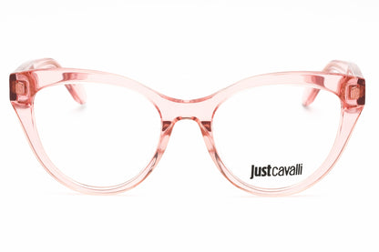 Just Cavalli 001 6m5 Eyeglasses Shiny Transparent Peach Size : 51