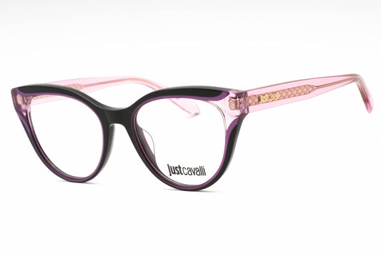 Just Cavalli 001v 4g2 Eyeglasses Black Transparent Purple Size : 51