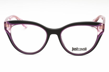 Just Cavalli 001v 4g2 Eyeglasses Black Transparent Purple Size : 51