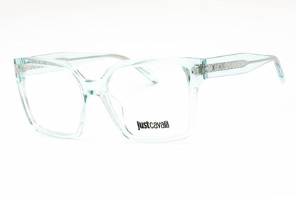 Just Cavalli 006 M40 Eyeglasses Shiny Transparent Green Size : 53