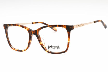 Just Cavalli 007 743 Eyeglasses Shiny Brown Yellow Tortoise Size : 53