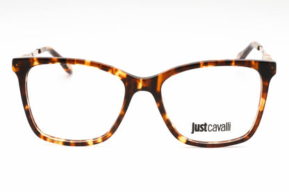 Just Cavalli 007 743 Eyeglasses Shiny Brown Yellow Tortoise Size : 53