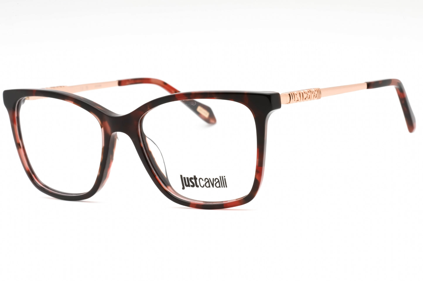 Just Cavalli 007 9jc Eyeglasses Shiny Red Tortoise Size : 53