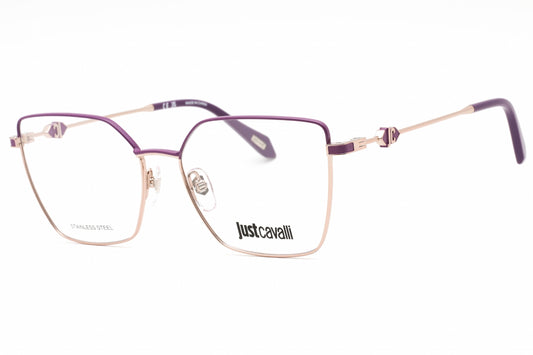 Just Cavalli 013 E59 Eyeglasses Shiny Red Gold Size : 55