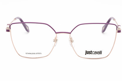 Just Cavalli 013 E59 Eyeglasses Shiny Red Gold Size : 55