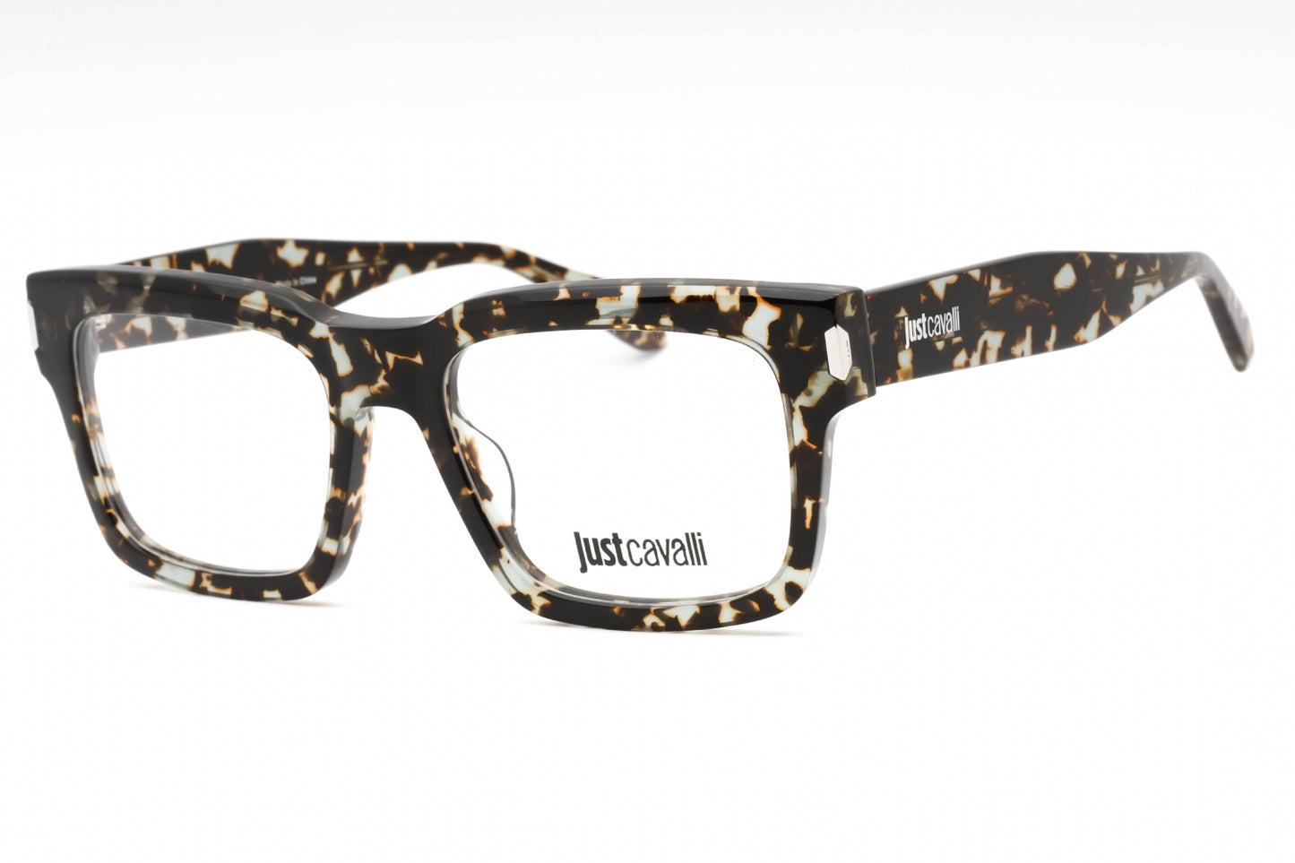 Just Cavalli 015 3ka Eyeglasses Brown Grey Tortoise Size : 54
