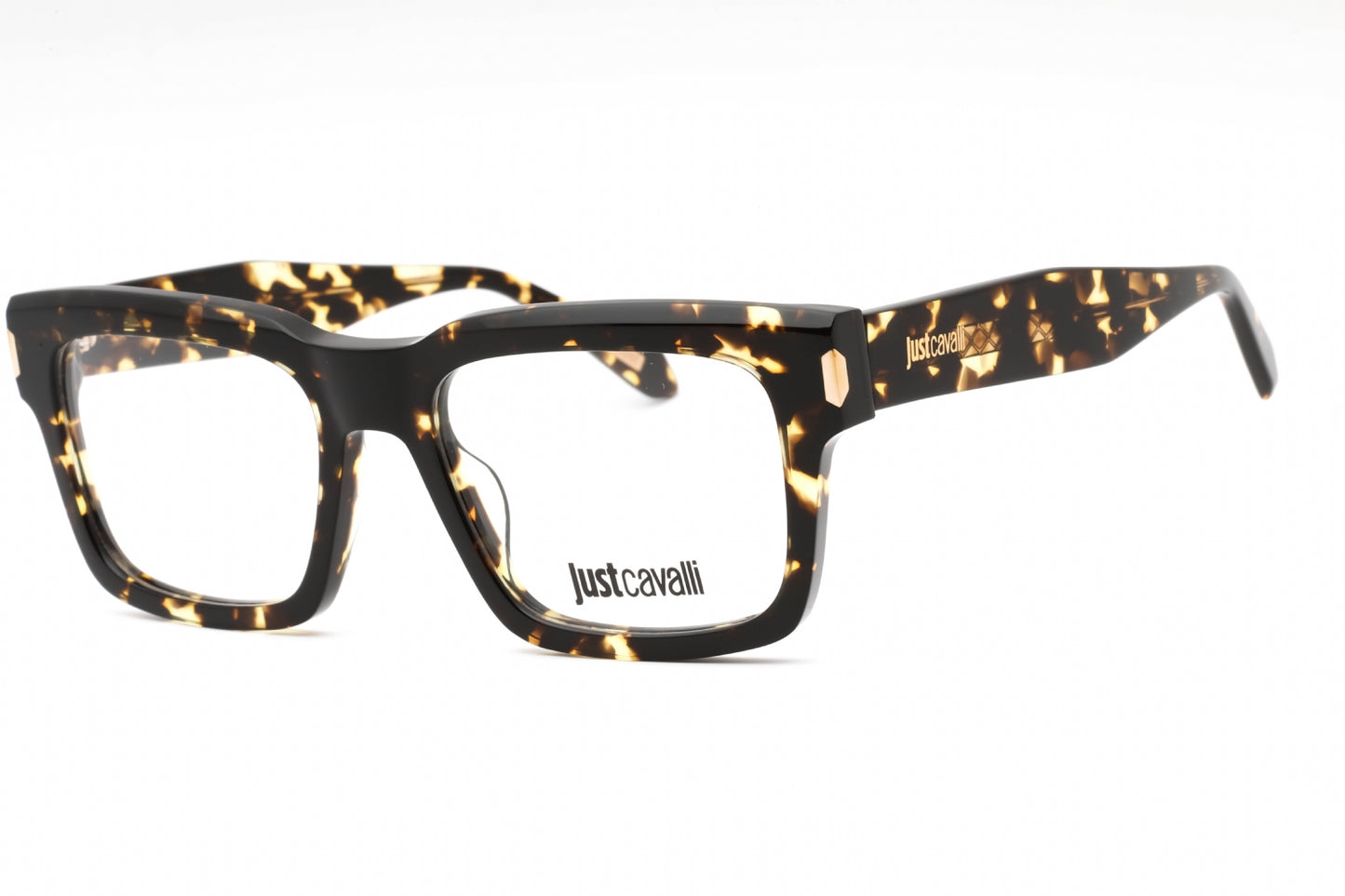 Just Cavalli 015 780 Eyeglasses Shiny Tattoed Honey Tortoise Size : 54