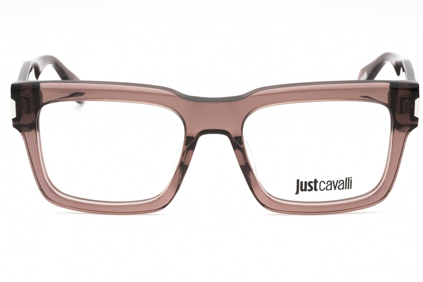 Just Cavalli 015 7ay Eyeglasses Transparent Brown Size : 54