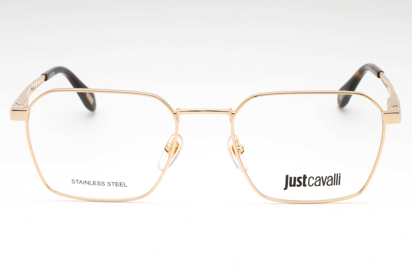 Just Cavalli 018 300 Eyeglasses Rose Gold Size : 53