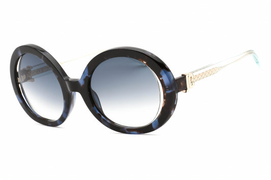 Just Cavalli 028 9sw Sunglasses Shiny Transparent Blue Havana Size : 51