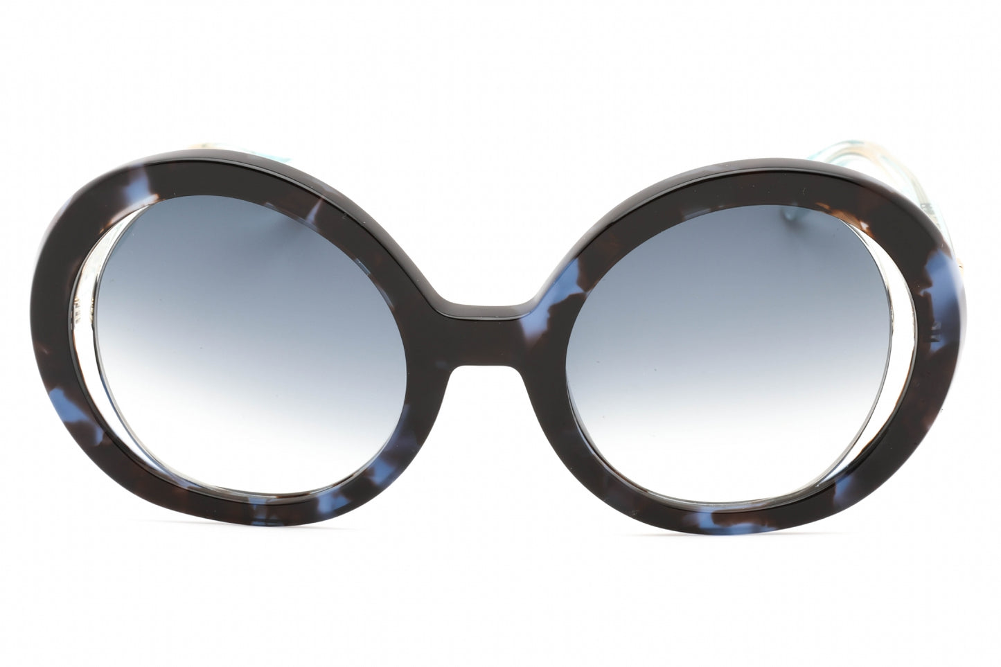 Just Cavalli 028 9sw Sunglasses Shiny Transparent Blue Havana Size : 51