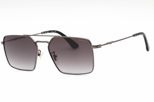 Police Spll07 568 Sunglasses Shiny Gunmetal Size : 56