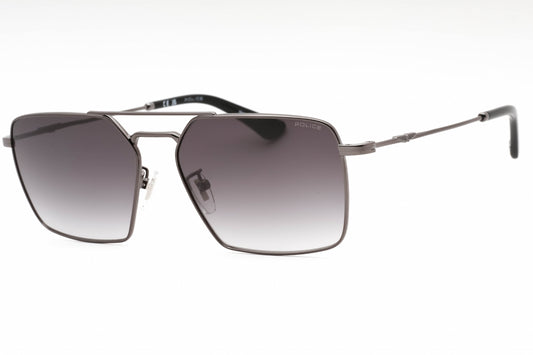 Police Spll07 568 Sunglasses Shiny Gunmetal Size : 59