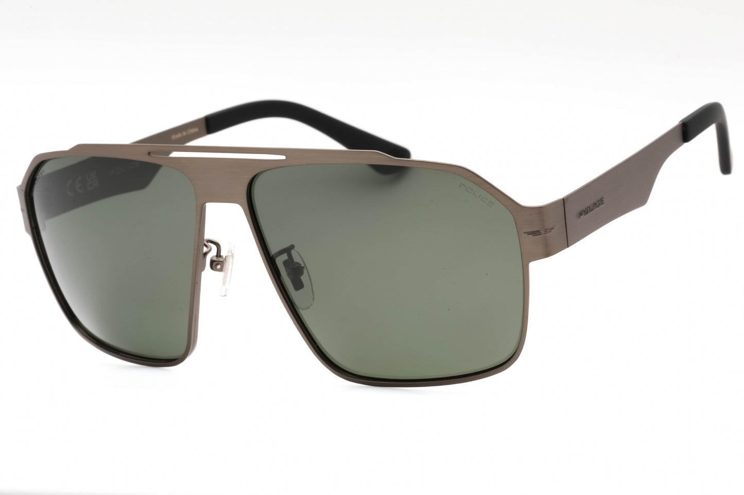 Police Spll08 I47p Sunglasses Brushed Gunmetal Size : 63