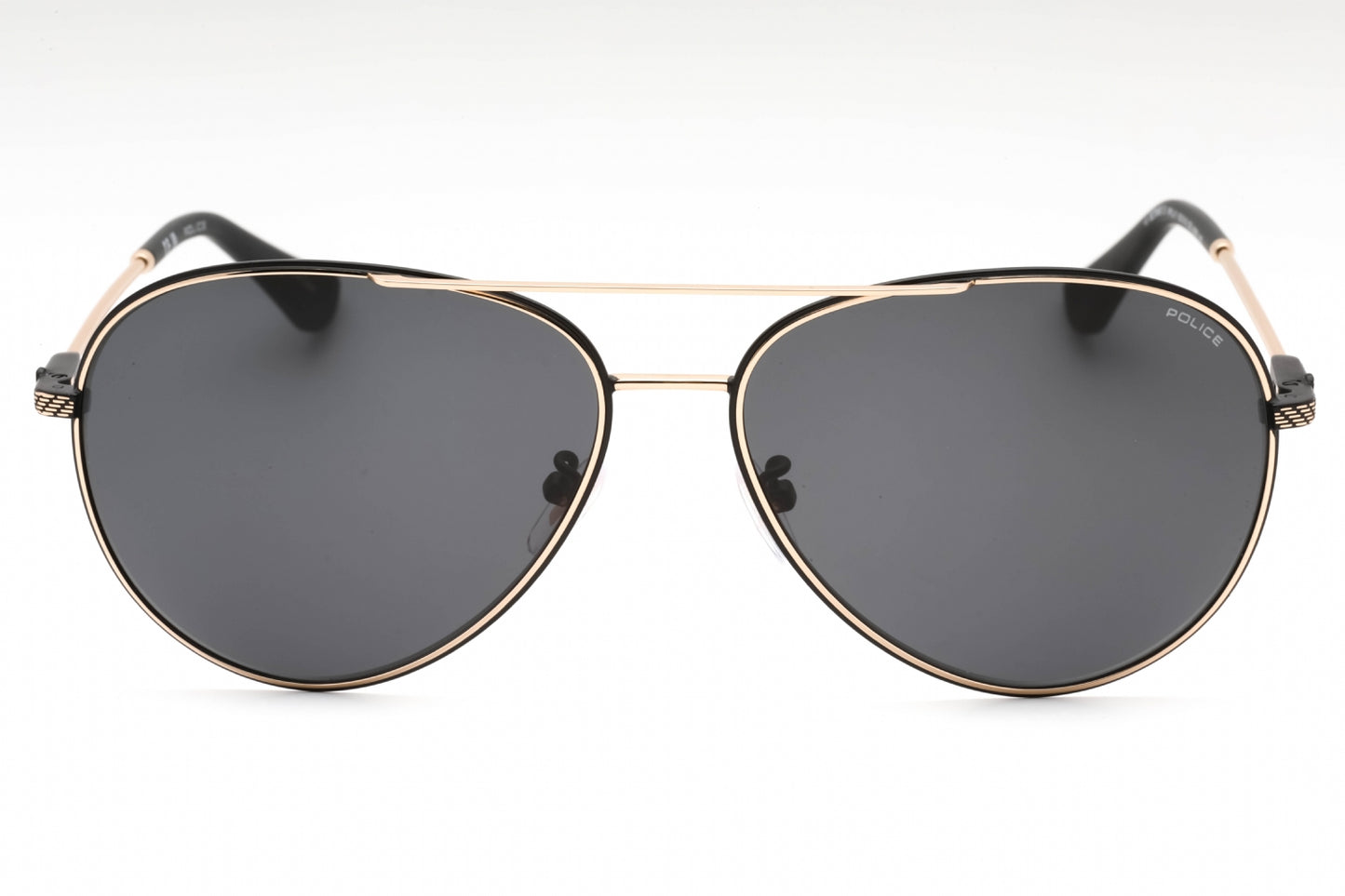 Police Spll11 302 Sunglasses Black Rose Gold Size : 60