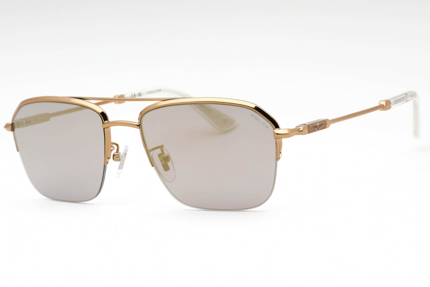 Police Spll18 8ffg Sunglasses Bronze Brown Size : 56
