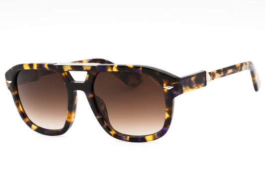 Police Spll19m 744 Sunglasses Shiny Havana Size : 55