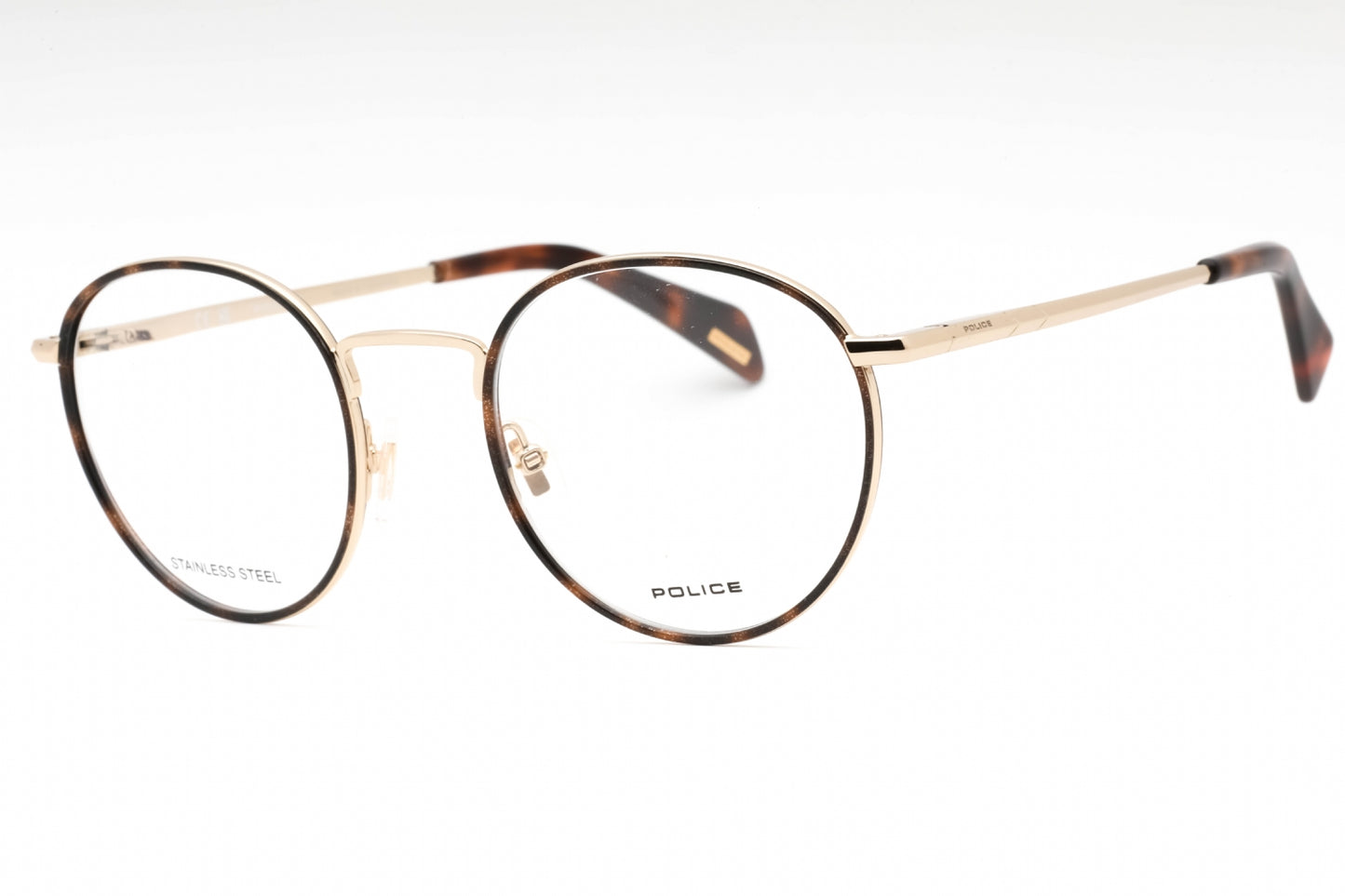 Police Vpll29e 300 Eyeglasses Tortoise Gold Size : 50