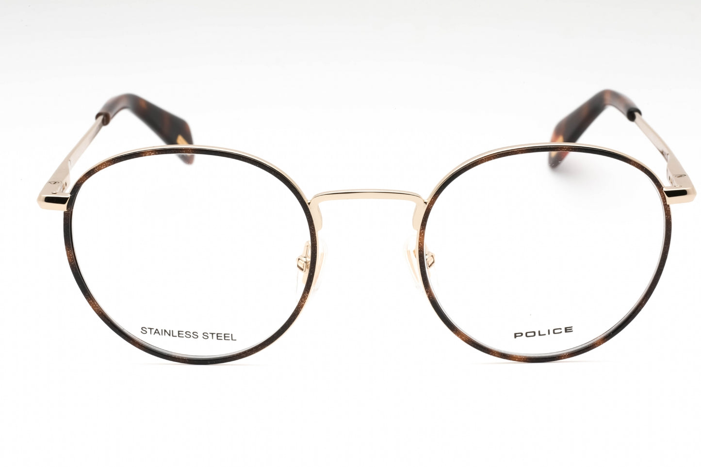 Police Vpll29e 300 Eyeglasses Tortoise Gold Size : 50