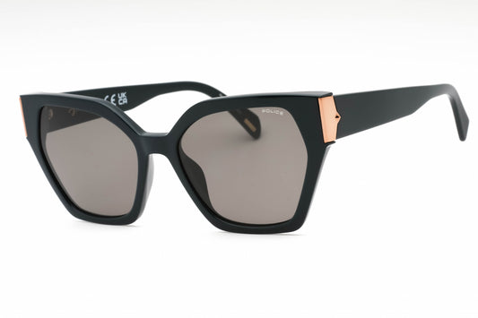 Police Spll34 6wt Sunglasses Shiny Dark Green Size : 55