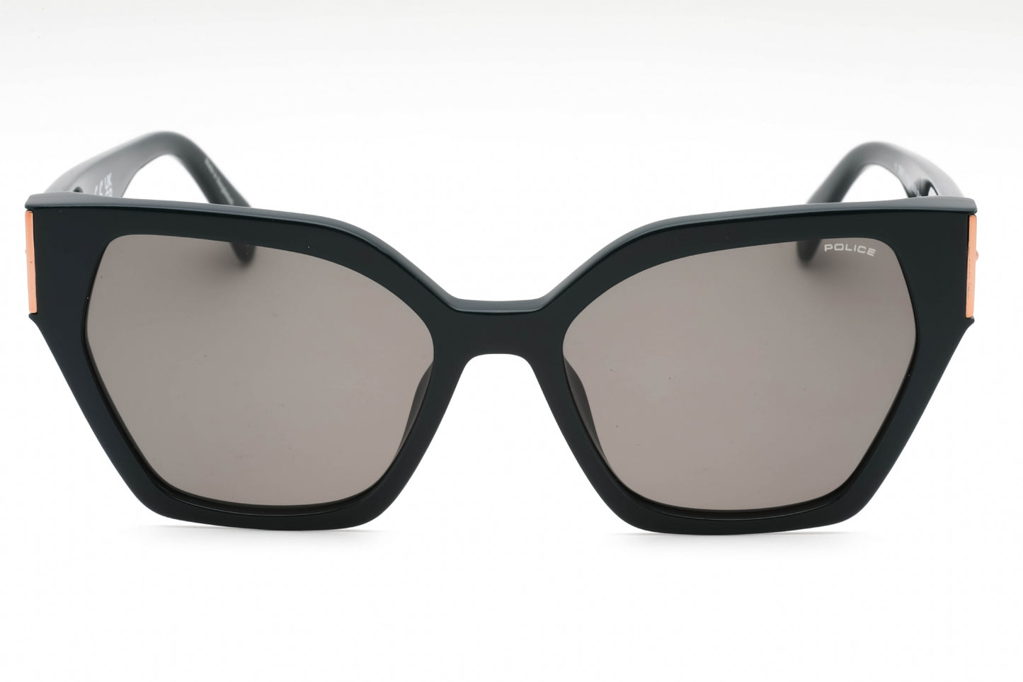 Police Spll34 6wt Sunglasses Shiny Dark Green Size : 55