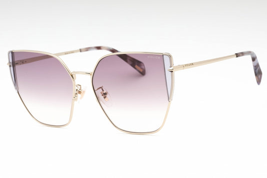 Police Spll38 594y Sunglasses Shiny Light Gold Size : 57