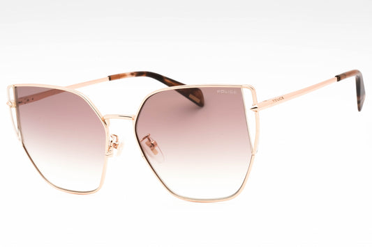 Police Spll38m 8fc Sunglasses Shiny Copper Gold Size : 57