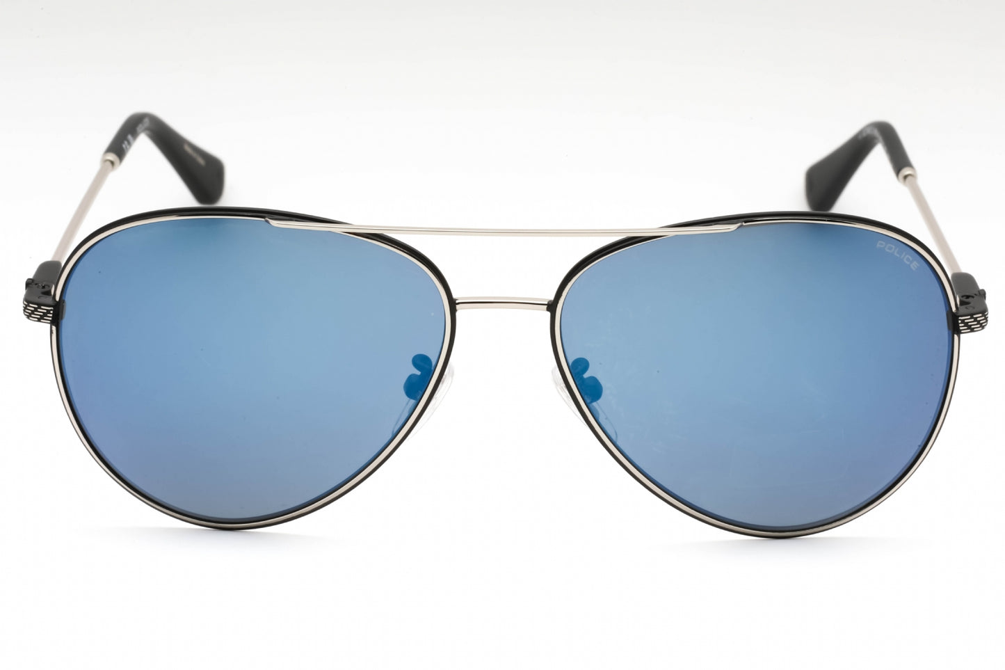 Police Spll11 K07b Sunglasses Black Silver Size : 59