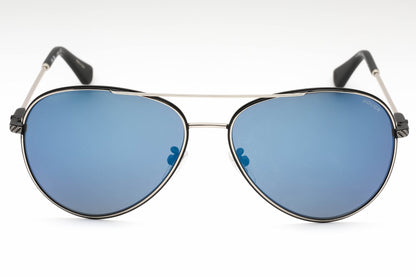 Police Spll11 K07b Sunglasses Black Silver Size : 59