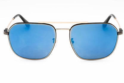 Police 64 300b Sunglasses Black Gold Size : 60