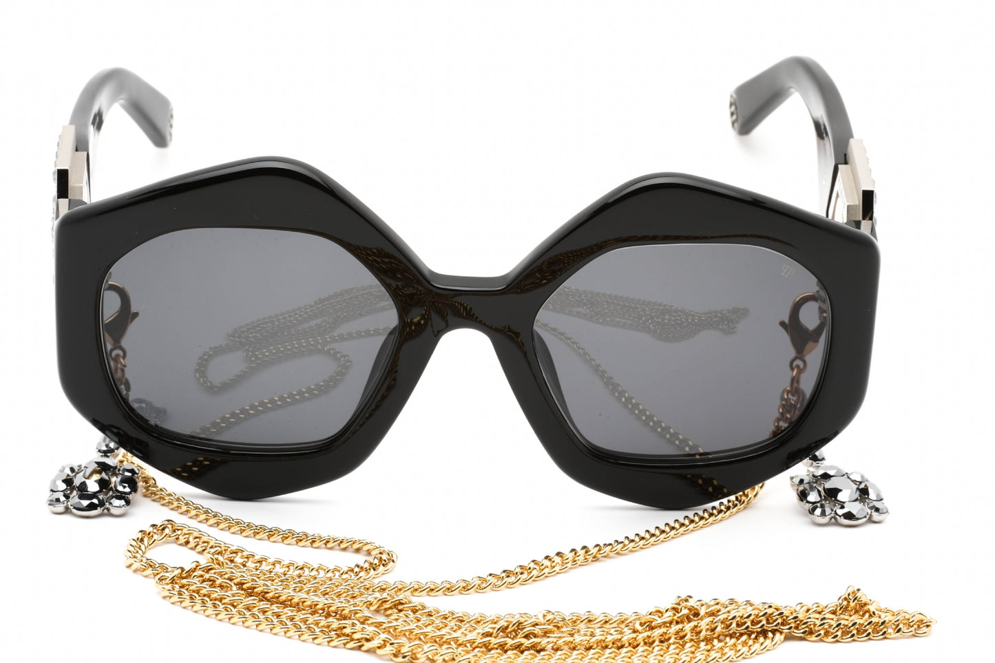 Philipp Plein 102s 700 Sunglasses Shiny Black Size : 54