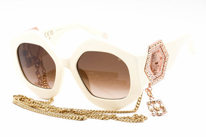 Philipp Plein 102s 9zq Sunglasses Ivory Size : 54