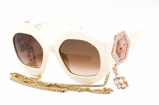 Philipp Plein 102s 9zq Sunglasses Ivory Size : 54