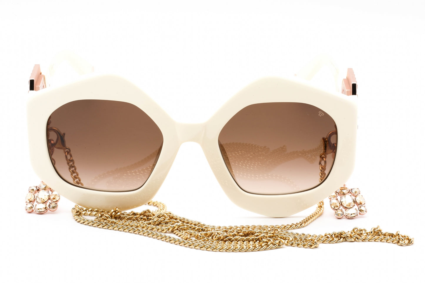 Philipp Plein 102s 9zq Sunglasses Ivory Size : 54