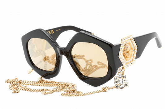 Philipp Plein 102s 700g Sunglasses Shiny Black Size : 54